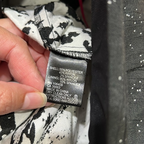 Catherines Maldandrino Black and White Speckled Abstract Fit Flare Midi Skirt - Picture 7 of 7